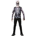 Rubies officiella Fortnite Skull Trooper kostymset för barn, spelhud, medium (152 cm)