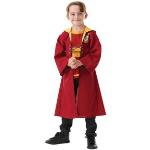 RUBIES Quidditch Gryffindor Dräkt Barn (5-6 år (110-116 cl))