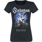 Svarta Sabaton Band t-shirts i Storlek M i Bomull för Damer 