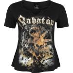Svarta Sabaton Band t-shirts i Storlek L i Bomull för Damer 