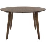 Bruna Runda matbord från Skånska Möbelhuset förlängningsbara med diameter 130cm i Ek 