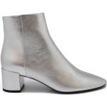 Gråa Ankle-boots från Saint Laurent Paris på rea i storlek 50 med Klackhöjd 5cm till 7cm i Läder för Damer 