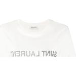 Vita T-shirts från Saint Laurent Paris för Damer 