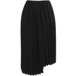 Knälånga Svarta Plisserade kjolar Asymmetriska från Saint Laurent Paris på rea i Storlek M för Damer 