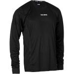 Svarta Långärmade Tränings t-shirts från Salming 21 på rea i Storlek L i Polyester för Herrar 