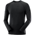 Svarta Tränings t-shirts från Salomon i Storlek XL för Herrar 