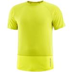 Limegröna Tränings t-shirts från Salomon för Herrar 