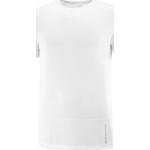 Vita Tränings t-shirts från Salomon i Storlek M för Herrar 