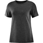 Svarta Kortärmade Tränings t-shirts från Salomon på rea i Storlek L för Damer 