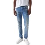 Blåa Skinny jeans från Salsa Jeans på rea för Herrar 