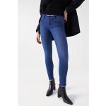 Mörkblåa Stretch jeans med glitter från Salsa Jeans på rea i Storlek XXS för Damer 
