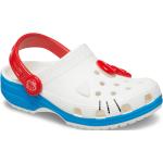 Vita Hello Kitty Flicksandaler från Crocs med Slip-on 