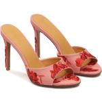 Röda Sandaletter i storlek 37 med Slip-on för Damer 