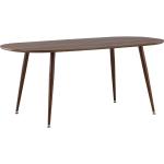 Minimalistiska Mörkbruna Matbord från Skånska Möbelhuset Sanford i Metall 