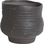 Svarta Keramikkrukor från Skånska Möbelhuset med diameter 16cm - 16 cm 