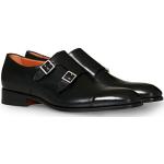 Svarta Italienska skor från SANTONI i storlek 44 i Läder för Herrar 