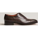 Mörkbruna Italienska skor från SANTONI i storlek 43,5 i Läder för Herrar 