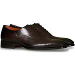 Mörkbruna Italienska skor från SANTONI i storlek 43 i Läder för Herrar 