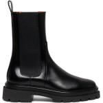 Svarta Ankle-boots från SANTONI i Läder för Damer 