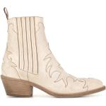 Vita Fodrade boots från SARTORE med Klackhöjd 5cm till 7cm i Läder för Damer 