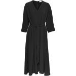 Scarola Flared Open Back Dress Maxi Length Maxiklänning Festklänning Black IVY OAK