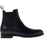 Svarta Chelsea-boots med Klackhöjd till 3cm i Kalvskinn för Damer 