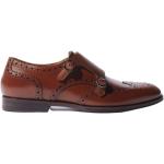 Mörkbruna Brogue-skor från Scarosso med Klackhöjd till 3cm för Damer 