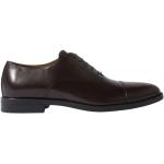 Mörkbruna Oxford-skor från Scarosso i Kalvskinn för Herrar 
