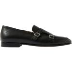 Svarta Loafers från Scarosso med Klackhöjd till 3cm i Läder för Herrar 