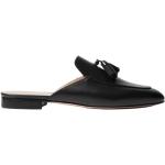 Svarta Slip in-sandaler från Scarosso med Klackhöjd till 3cm i Kalvskinn för Damer 