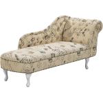 Beige Chesterfield soffor i Polyester 