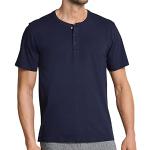 Mörkblåa Kortärmade T-shirts stora storlekar från Schiesser i Storlek 5 XL för Herrar 