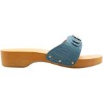 Blåa Slip in-sandaler från Scholl i Mocka för Damer 