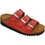 Casual Röda Slip in-sandaler från Scholl Rio i storlek 36 i Mocka för Damer 