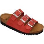 Casual Röda Slip in-sandaler från Scholl Rio i storlek 42 i Mocka för Damer 