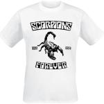 Scorpions T-shirt - Forever 65 - S XXL - för Herr - vit