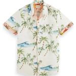 Sommar Flerfärgade Kortärmade Hawaiiskjortor för Herrar 