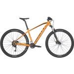 Orange MTB cyklar från Scott Aspect på rea 