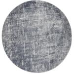 Mörkgråa Runda mattor från Rugvista på rea med diameter 200cm 