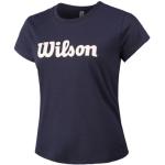 Blåa Tränings t-shirts från Wilson på rea för Damer 