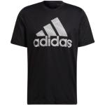 Svarta Tränings t-shirts från adidas på rea för Herrar 