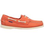 Orange Loafers från Sebago Docksides i storlek 36 med rundad tå i Mjukt läder för Damer 