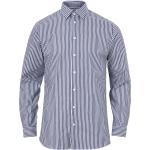 Randiga Safirblåa Långärmade Långärmade skjortor från Selected Selected Homme på rea i Storlek S 