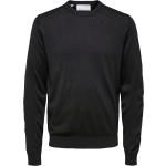 Svarta Ribbstickade tröjor från Selected Selected Homme i Storlek XL 