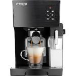 SENCOR Espressomaskin, cappucino och latte, italiensk pump 20 bar, termoblock, med skummare och mjölkbehållare, barista Express, kaffepulver eller kuddar [4050SS-EUE3]