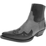Gråa Ankle-boots från Sendra Boots med Dragkedja i Mjukt läder för Herrar 