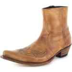 Beige Ankle-boots från Sendra Boots i storlek 23 i Läder för Damer 