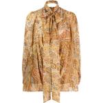 Paisley-mönstrade Guldiga Långärmade blusar från Zimmermann för Damer 