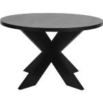 Svarta Runda matbord från Skånska Möbelhuset med diameter 120cm i Ask 