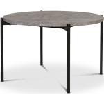 Svarta Runda matbord med diameter 120cm i Metall 